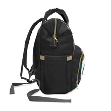 Load image into Gallery viewer, Beetle Stripe Delight Multifunctional Diaper Backpack
