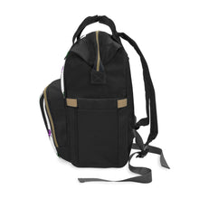 Load image into Gallery viewer, Beetle Stripe Delight Multifunctional Diaper Backpack
