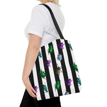 Load image into Gallery viewer, Beetle Stripe Delight Tote Bag
