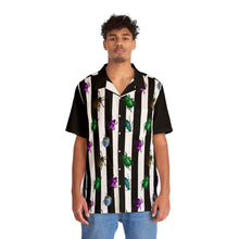 Load image into Gallery viewer, Beetle Stripe Delight Men&#39;s Hawaiian Shirt
