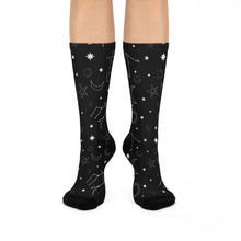 Load image into Gallery viewer, Stars and Constellations Cushioned Crew Socks
