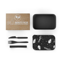 Load image into Gallery viewer, Skulls and Bones PLA Bento Box with Band and Utensils
