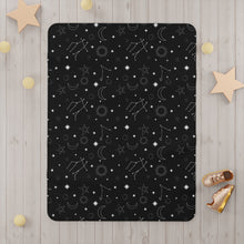 Load image into Gallery viewer, Stars and Constellations Toddler Blanket
