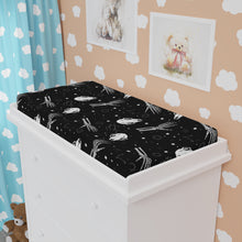 Load image into Gallery viewer, Skulls and Bones Baby Changing Pad Cover
