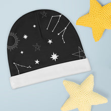 Load image into Gallery viewer, Stars and Constellations Baby Beanie
