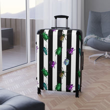 Load image into Gallery viewer, Beetle Stripe Delight Suitcase
