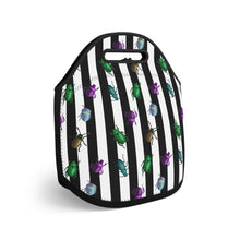 Load image into Gallery viewer, Beetle Stripe Delight Neoprene Lunch Bag
