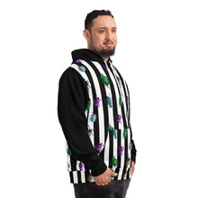 Load image into Gallery viewer, Beetle Stripe Delight Fashion Hoodie
