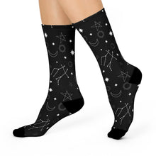 Load image into Gallery viewer, Stars and Constellations Cushioned Crew Socks
