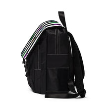 Load image into Gallery viewer, Beetle Stripe Delight Unisex Casual Shoulder Backpack
