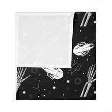 Load image into Gallery viewer, Skull and Bones Baby Swaddle Blanket
