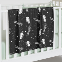 Load image into Gallery viewer, Skull and Bones Baby Swaddle Blanket

