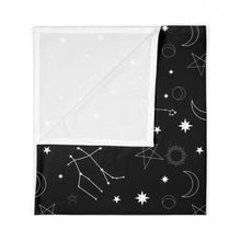 Load image into Gallery viewer, Stars and Constellations Baby Swaddle Blanket
