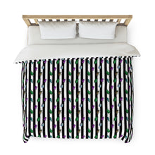 Load image into Gallery viewer, Beetle Stripe Delight Duvet Cover
