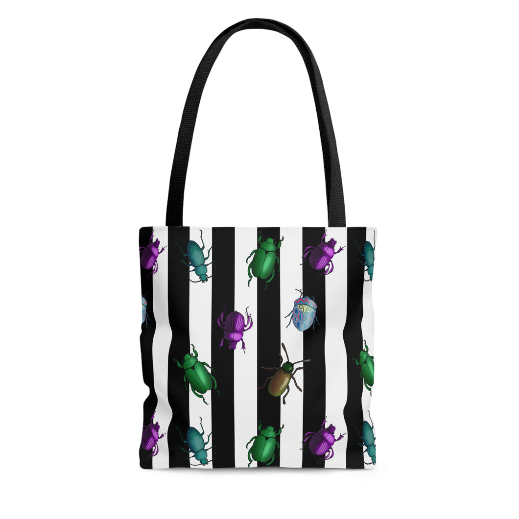 Beetle Stripe Delight Tote Bag