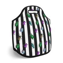 Load image into Gallery viewer, Beetle Stripe Delight Neoprene Lunch Bag
