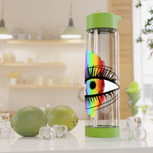 Load image into Gallery viewer, Rainbow Eye Infuser Water Bottle
