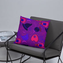 Load image into Gallery viewer, Witchy Things Basic Pillow (black backside)
