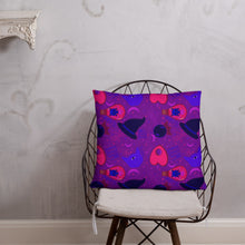 Load image into Gallery viewer, Witchy Things Basic Pillow (black backside)
