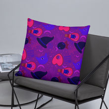 Load image into Gallery viewer, Witchy Things Basic Pillow (black backside)
