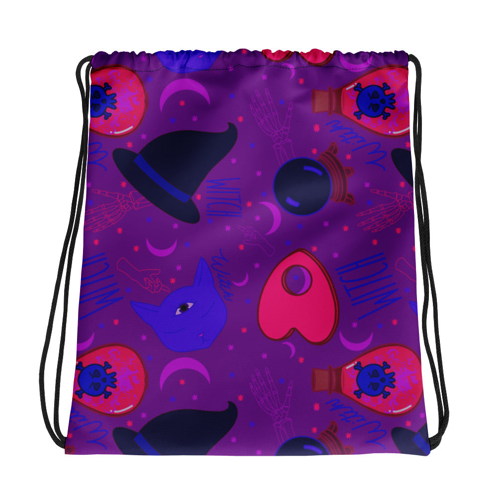 Witchy Things Drawstring Bag