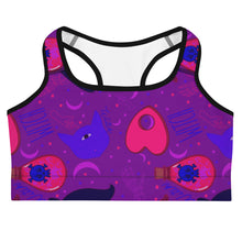 Load image into Gallery viewer, Witchy Things Sports Bra
