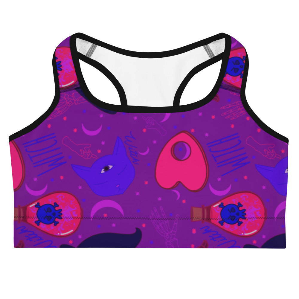 Witchy Things Sports Bra