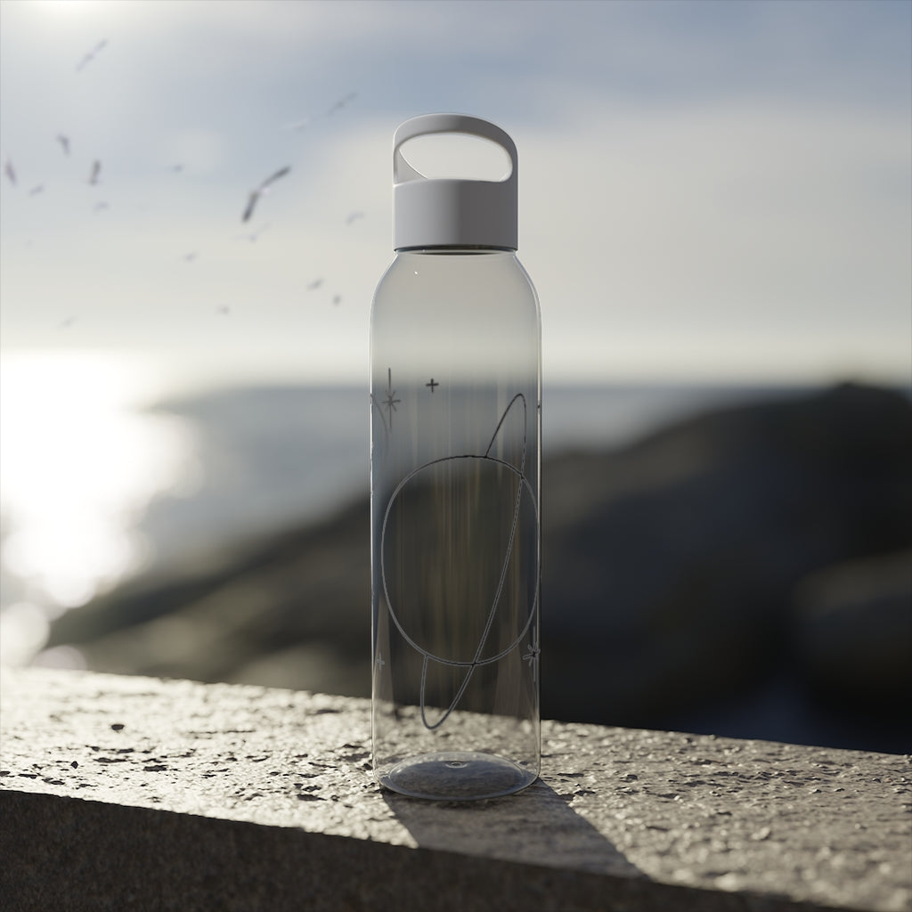 Outer Space Clear Water Bottle