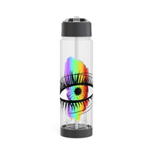 Load image into Gallery viewer, Rainbow Eye Infuser Water Bottle
