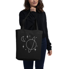 Load image into Gallery viewer, Outer Space Line Art Eco Tote Bag
