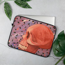 Load image into Gallery viewer, Confetti Skulls Skull Laptop Sleeve
