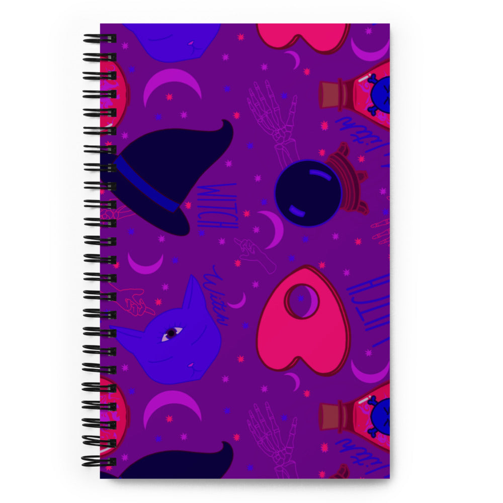 Witchy Things Spiral notebook