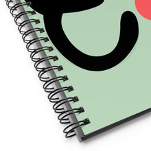 Load image into Gallery viewer, Kitty with Ball Spiral Notebook
