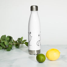 Load image into Gallery viewer, Outer Space Line Art Stainless Steel Water Bottle
