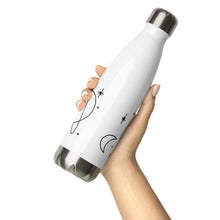 Load image into Gallery viewer, Outer Space Line Art Stainless Steel Water Bottle
