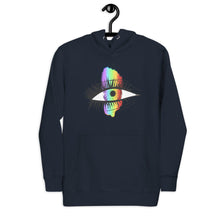 Load image into Gallery viewer, Rainbow Eyeball Unisex Hoodie
