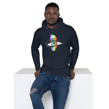 Load image into Gallery viewer, Rainbow Eyeball Unisex Hoodie
