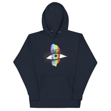 Load image into Gallery viewer, Rainbow Eyeball Unisex Hoodie
