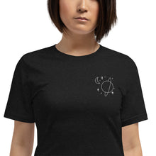 Load image into Gallery viewer, Outer Space Line Art Embroidered Short-Sleeve Unisex T-Shirt
