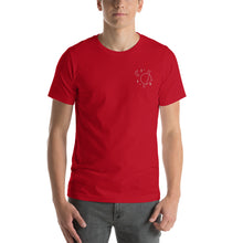 Load image into Gallery viewer, Outer Space Line Art Embroidered Short-Sleeve Unisex T-Shirt
