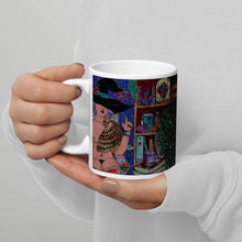 Load image into Gallery viewer, Witch in Her Seat White Glossy Mug
