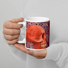 Load image into Gallery viewer, Confetti Skulls White Glossy Mug
