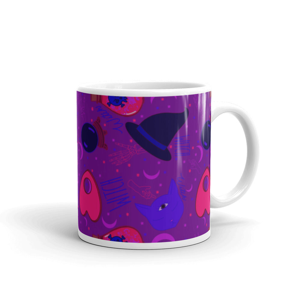 Witchy Things White Glossy Mug