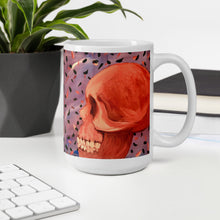 Load image into Gallery viewer, Confetti Skulls White Glossy Mug
